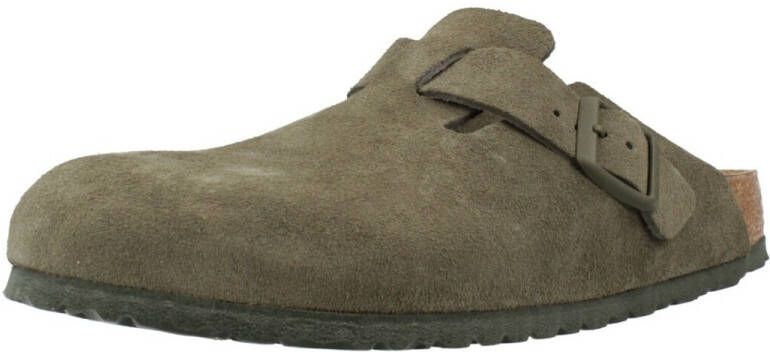 Birkenstock Sandalen Boston Suede Leather Narrow Thyme - Foto 6