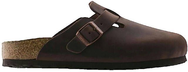 Birkenstock Boston SFB Oiled Leather Sandalen Regular bruin - Foto 5