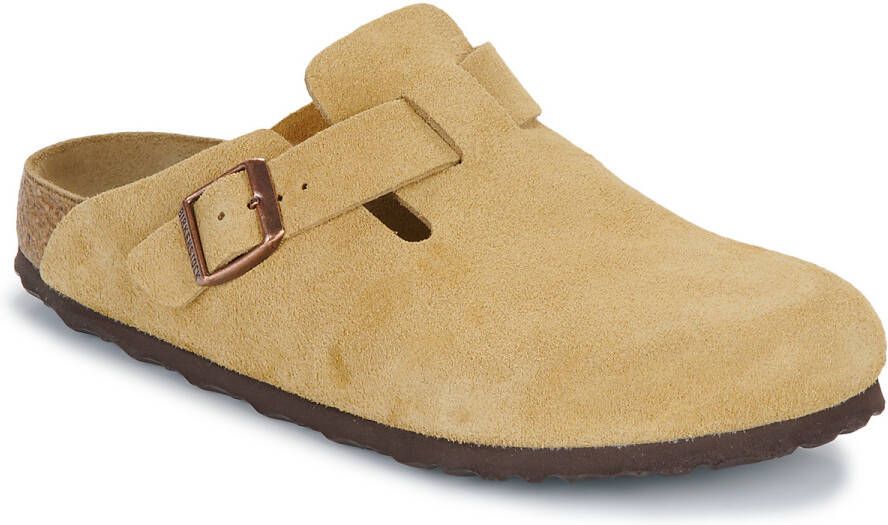 Birkenstock Klompen Boston LEVE Latte Cream
