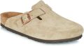 Birkenstock Boston SFB taupe suede leer regular - Beige
