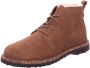 Birkenstock Uppsala Mid Shearling gevoerde suède veterboots cognac - Thumbnail 19