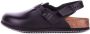 Birkenstock Zwarte leren sandalen met verstelbare gesp Black Heren - Thumbnail 2