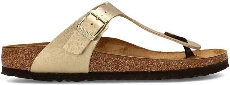 Birkenstock Stijlvolle Dames Gesp Flip Flops Geel Dames - Foto 5