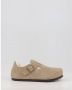 Birkenstock LONDON SHEARLING SUEDE LEATHER Dames pantoffelsHeren pantoffels Taupe - Thumbnail 5