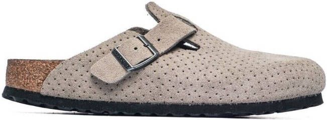 Birkenstock Boston VL Dotted Sandalen grijs - Foto 4