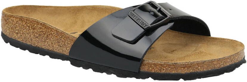Birkenstock Sandalen Madrid Birko Flor Patent Etroit Zwart Unisex - Foto 14