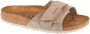Birkenstock Women's Oita Suede Leather Sandalen Narrow beige bruin - Thumbnail 2