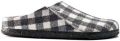 Birkenstock Zermatt Shearling Pantoffels Plaid White Wolvilt Regular-fit - Wit