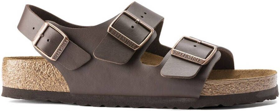 Birkenstock Milano Sandalen Dark Brown Regular-fit Bruin Imitatieleer - Foto 10