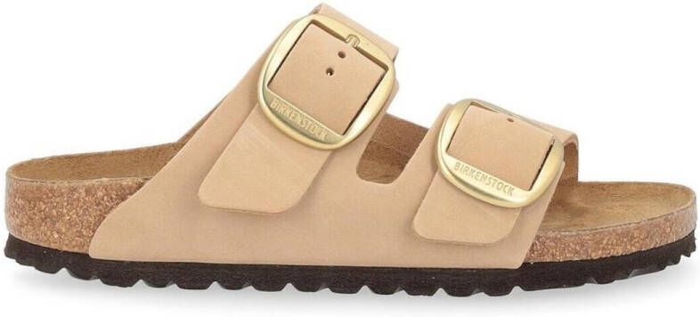 BIRKENSTOCK Slippers Dames Arizona Big Buckle Maat: 39 Materiaal: Nubuck Kleur: Beige - Foto 19