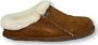 Birkenstock Premium Shearling Slippers met Kurk en Latex Voetbed Brown - Thumbnail 2