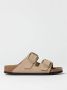BIRKENSTOCK Slippers Dames Arizona Big Buckle Maat: 39 Materiaal: Nubuck Kleur: Beige - Thumbnail 4