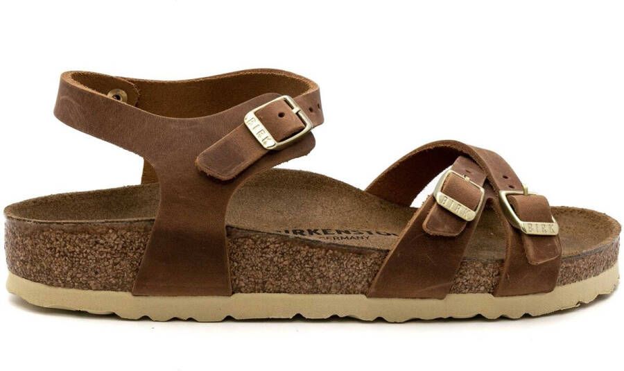 Birkenstock Kumba Dames Sandalen Cognac Narrow fit | Cognac | Nubuck - Foto 7