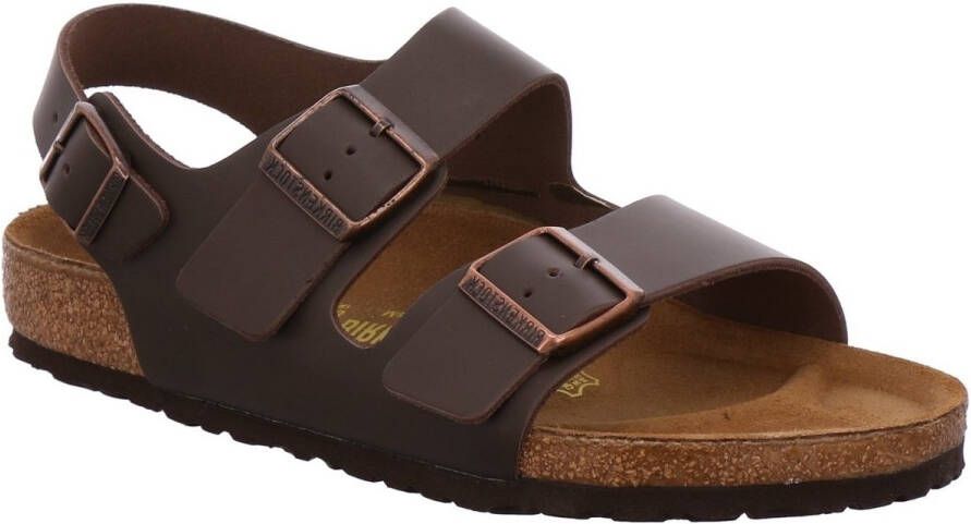 Birkenstock slipper MILANO Dark Brown regular Naturleder Smooth Leather - Foto 3