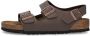 Birkenstock Bruine Sandalen met Leren en Synthetische Voering Brown Unisex - Thumbnail 2