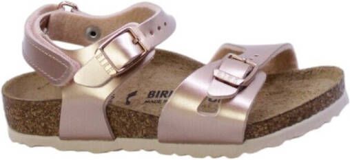 Birkenstock Rio AS Kids Birko-Flor Narrow Fit Electric Metallic Copper - Foto 8