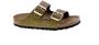 Birkenstock Sandalen Arizona Synthetic Leo Narrow Khaki - Thumbnail 2