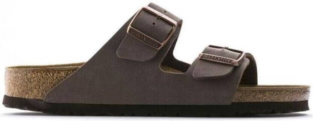 Birkenstock Sandalen Arizona Birko-Flor Birkibuc Narrow Mocca