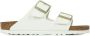 Birkenstock Arizona Grote Gesp Patent Witte Slippers Birko Flor Patent Streetwear - Thumbnail 200