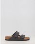 BIRKENSTOCK Slippers Heren Arizona Heren Maat: 43 Materiaal: Leer Kleur: Grijs - Thumbnail 8