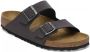 Birkenstock Sandalen ARIZONA VELVET GRAY BIRKIBUC CALZ S - Thumbnail 1