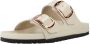 Birkenstock Arizona Big Buckle Slippers High Shine Ecru Narrow Fit Dames - Thumbnail 2