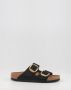 BIRKENSTOCK Slippers Dames Arizona Big Buckle Maat: 37 Materiaal: Nubuck Kleur: Zwart - Thumbnail 5