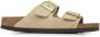 Birkenstock Verstelbare Logo Sandalen Rubberen Zool Beige Dames - Thumbnail 3