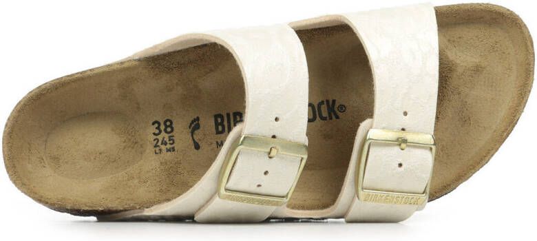 Birkenstock Arizona Women Leopard Print Eggshell Narrow