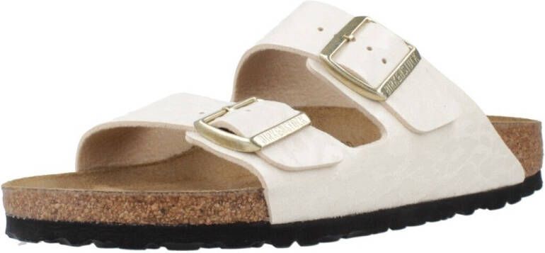 BIRKENSTOCK Slippers Dames Arizona Bs Maat: 39 Materiaal: Leatherlook Kleur: Wit - Foto 7