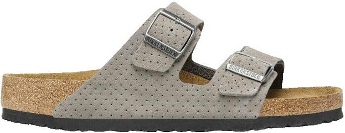 Birkenstock Arizona VL Grijze Leren Sandalen - Foto 5
