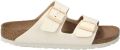 Birkenstock Arizona TEX Canvas Vegan Rivet Logo Sandalen Schmal beige - Beige