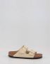 BIRKENSTOCK Arizona Nubuck Ecru narrow Beige Nubuck Plateau sandalen Dames - Thumbnail 6