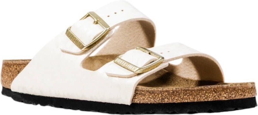Birkenstock Arizona Women Leopard Print Eggshell Narrow