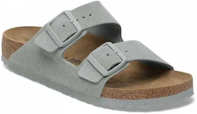 BIRKENSTOCK Slippers Arizona Maat: 38 Materiaal: Suède Kleur: Blauw - Foto 7