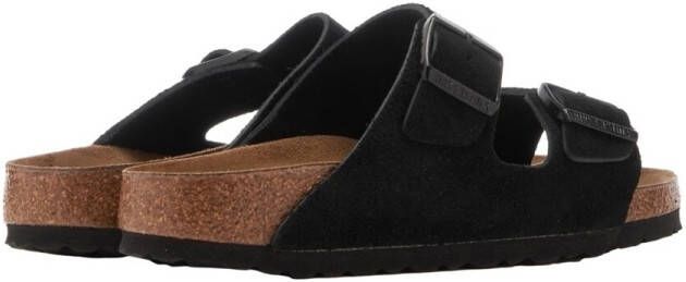 Birkenstock Sandalen Arizona Suede Leather Narrow Mink