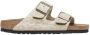 Birkenstock Sandalen Arizona Synthetic Leo Narrow Eggshell - Thumbnail 9
