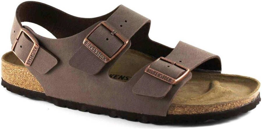 Birkenstock Bruine Sandalen met Leren en Synthetische Voering Brown Unisex - Foto 8