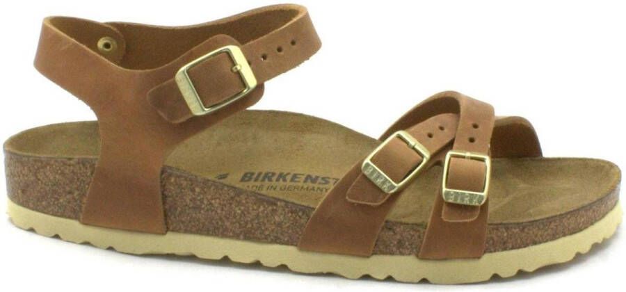 Birkenstock Kumba Dames Sandalen Cognac Narrow fit | Cognac | Nubuck - Foto 10