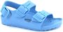 Birkenstock Kid's Milano Eva Sandalen Schmal blauw - Thumbnail 1