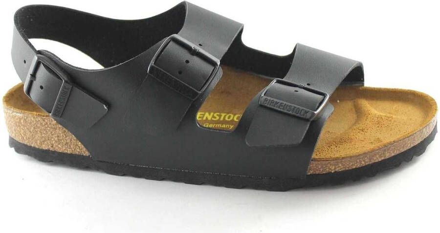 Birkenstock Zwarte Sandalen met Leren en Synthetische Voering Black - Foto 11