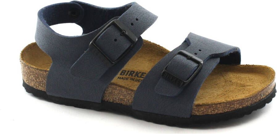 Birkenstock New York Junior Birko-Flor BC Narrow Junior Sandaal Marineblauw - Foto 19