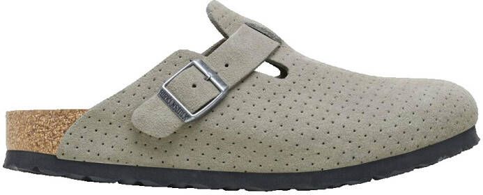 Birkenstock Boston VL Dotted Sandalen grijs - Foto 4