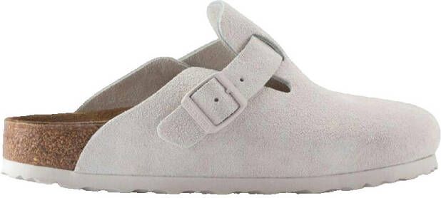 Birkenstock Boston Sandalen & Slides Heren antique white 45 beschikbare maaten:41 42 43 44 45 46