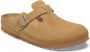 Birkenstock Bruine Corduroy Sandalen Leer Instapper Brown Unisex - Thumbnail 3