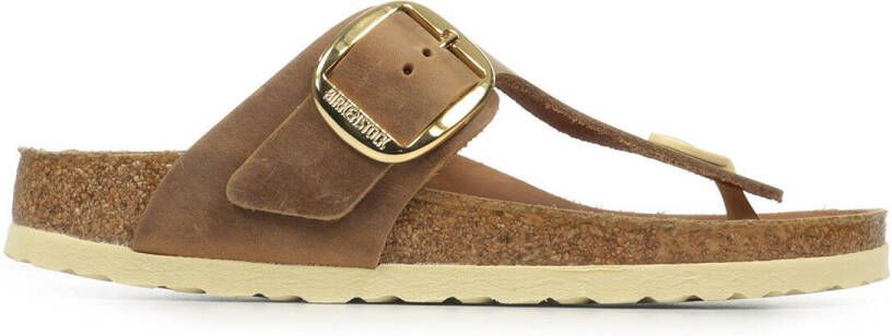 Birkenstock Gizeh Big Buckle Nl Womens Cognac Schoenmaat 35 Slides 1018745 - Foto 20