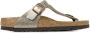 Birkenstock Gizeh Dames Slippers Graceful Taupe Narrow fit | Taupe | Imitatieleer - Thumbnail 3