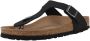 Birkenstock Gizeh BFBC Earthy Vegan Sandalen Narrow bruin zwart - Thumbnail 3