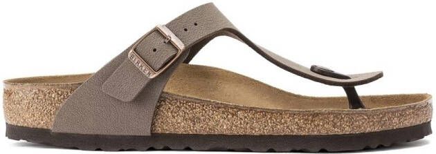 Birkenstock Sandalen Gizeh Nobuck Birko-Flor Regular Mocca