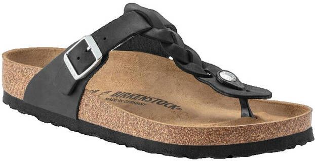 Birkenstock Gizeh Braided FL 1021360 Vrouwen Zwart Slippers - Foto 4